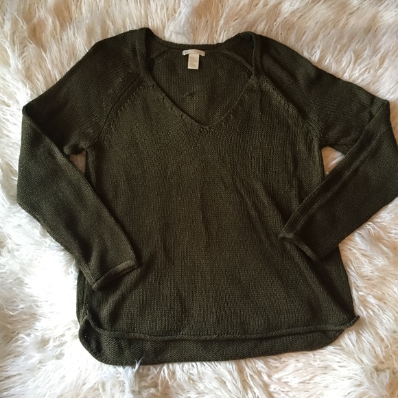H&M Hunter Green Sweater - Picture 1 of 4